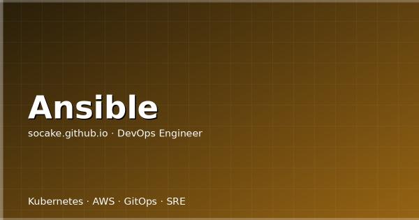 Ansible 批量运维自动化：从临时命令到 Role 工程化