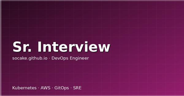 高级运维/DevOps 工程师面试题精选:系统设计与深度考察