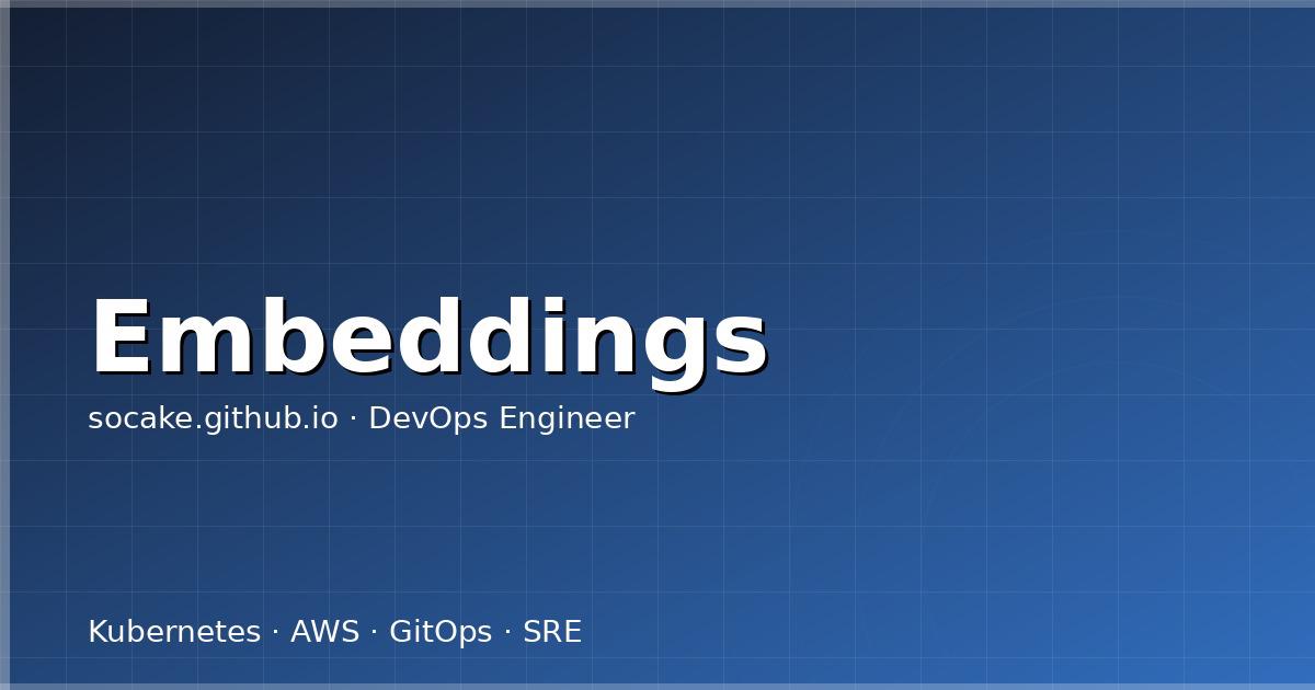 Embedding 模型选型与优化实战:从 BGE 到 OpenAI Embedding
