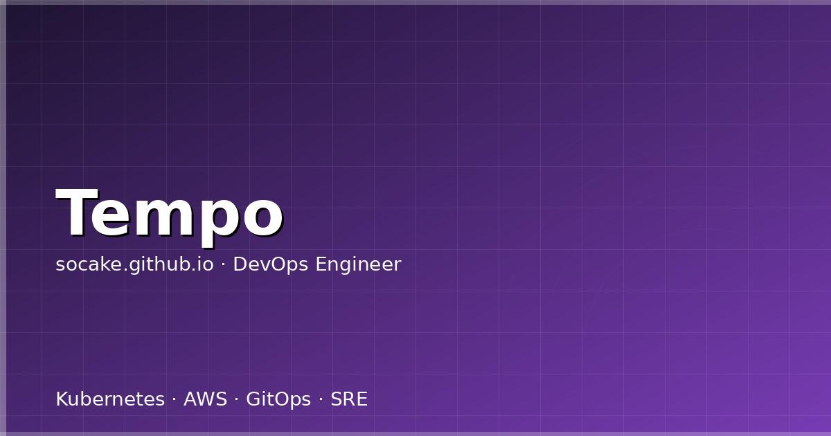 Grafana Tempo 大规模分布式追踪实战:从 OTel 接入到 TraceQL 调优