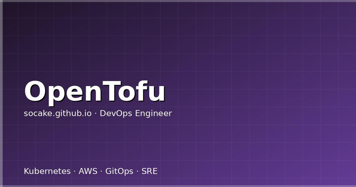 OpenTofu 实战:开源 Terraform 管理 AWS 和阿里云基础设施